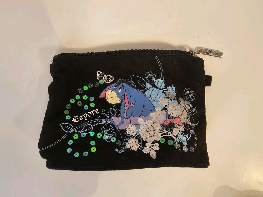 DISNEY Bag With Eeyore Makeup Rhinestone Small Size